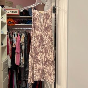 animal print dress size XS.